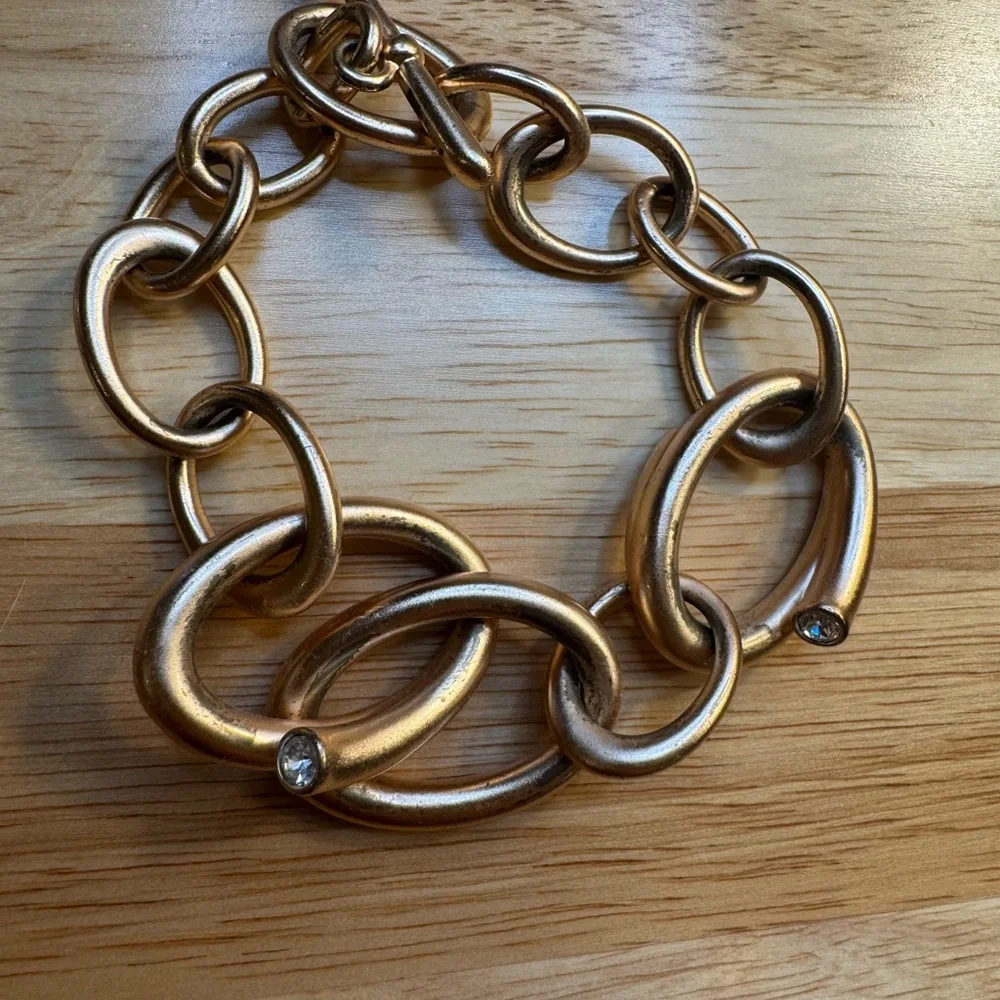 Kendra Scott Walker Link Bracelet in Rose Gold - Picture 1 of 5